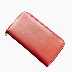 Micro Pak Red Zip-Around 36 Slot Card Holder Wallet Organizer Case